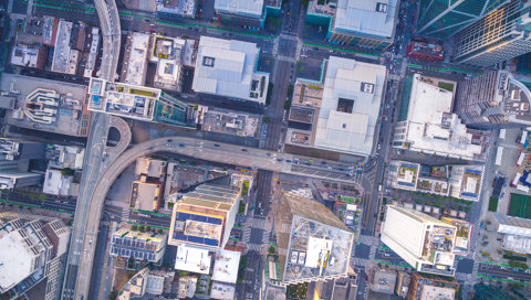 Aerial Top Down Cityscape View Over Downtown San F 2023 11 27 04 53 51 Utc